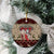 Cat And Sock Christmas Ceramic Ornament Xmas Holiday Patterns - Wonder Print Shop