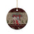 Cat And Sock Christmas Ceramic Ornament Xmas Holiday Patterns - Wonder Print Shop