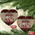 Cat And Sock Christmas Ceramic Ornament Xmas Holiday Patterns - Wonder Print Shop