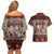 Cat And Sock Christmas Couples Matching Off Shoulder Short Dress and Hawaiian Shirt Xmas Holiday Patterns - Wonder Print Shop