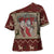 Cat And Sock Christmas Cross Shoulder Shirt Xmas Holiday Patterns - Wonder Print Shop
