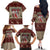 Cat And Sock Christmas Family Matching Off The Shoulder Long Sleeve Dress and Hawaiian Shirt Xmas Holiday Patterns - Wonder Print Shop