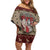 Cat And Sock Christmas Family Matching Off Shoulder Short Dress and Hawaiian Shirt Xmas Holiday Patterns - Wonder Print Shop