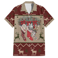 Cat And Sock Christmas Family Matching Puletasi and Hawaiian Shirt Xmas Holiday Patterns - Wonder Print Shop