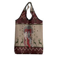 Cat And Sock Christmas Grocery Bag Xmas Holiday Patterns - Wonder Print Shop