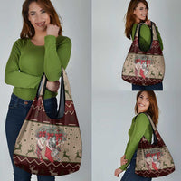 Cat And Sock Christmas Grocery Bag Xmas Holiday Patterns - Wonder Print Shop