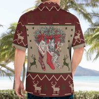 Cat And Sock Christmas Hawaiian Shirt Xmas Holiday Patterns - Wonder Print Shop