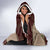 Cat And Sock Christmas Hooded Blanket Xmas Holiday Patterns - Wonder Print Shop