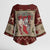 Cat And Sock Christmas Kimono Sleeve Blouse Xmas Holiday Patterns - Wonder Print Shop