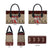 Cat And Sock Christmas Leather Bag Xmas Holiday Patterns - Wonder Print Shop