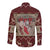 Cat And Sock Christmas Long Sleeve Button Shirt Xmas Holiday Patterns - Wonder Print Shop
