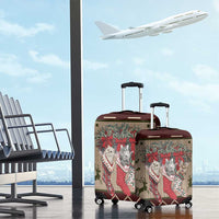 Cat And Sock Christmas Luggage Cover Xmas Holiday Patterns - Wonder Print Shop
