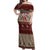 Cat And Sock Christmas Off Shoulder Maxi Dress Xmas Holiday Patterns - Wonder Print Shop
