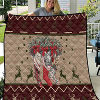 Cat And Sock Christmas Quilt Xmas Holiday Patterns - Wonder Print Shop