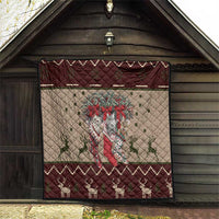 Cat And Sock Christmas Quilt Xmas Holiday Patterns - Wonder Print Shop