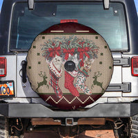 Cat And Sock Christmas Spare Tire Cover Xmas Holiday Patterns - Wonder Print Shop
