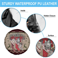 Cat And Sock Christmas Spare Tire Cover Xmas Holiday Patterns - Wonder Print Shop
