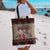 Cat And Sock Christmas Tote Bag Xmas Holiday Patterns - Wonder Print Shop