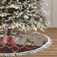 Cat And Sock Christmas Tree Skirt Xmas Holiday Patterns - Wonder Print Shop