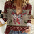 Cat And Sock Christmas Women Casual Shirt Xmas Holiday Patterns - Wonder Print Shop