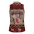 Cat And Sock Christmas Women Sleeveless Polo Shirt Xmas Holiday Patterns - Wonder Print Shop
