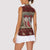 Cat And Sock Christmas Women Sleeveless Polo Shirt Xmas Holiday Patterns - Wonder Print Shop