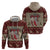 Cat And Sock Christmas Zip Hoodie Xmas Holiday Patterns - Wonder Print Shop