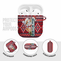 Cat Be Kind Christmas AirPods Case Xmas Holiday Patterns - Wonder Print Shop
