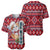 Cat Be Kind Christmas Baseball Jersey Xmas Holiday Patterns - Wonder Print Shop