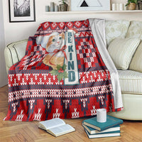 Cat Be Kind Christmas Blanket Xmas Holiday Patterns - Wonder Print Shop