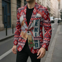 Cat Be Kind Christmas Blazer Xmas Holiday Patterns - Wonder Print Shop