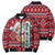 Cat Be Kind Christmas Bomber Puffer Jacket Xmas Holiday Patterns - Wonder Print Shop