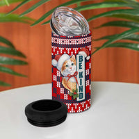 Cat Be Kind Christmas 4 in 1 Can Cooler Tumbler Xmas Holiday Patterns - Wonder Print Shop