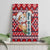 Cat Be Kind Christmas Canvas Wall Art Xmas Holiday Patterns - Wonder Print Shop