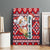 Cat Be Kind Christmas Canvas Wall Art Xmas Holiday Patterns - Wonder Print Shop