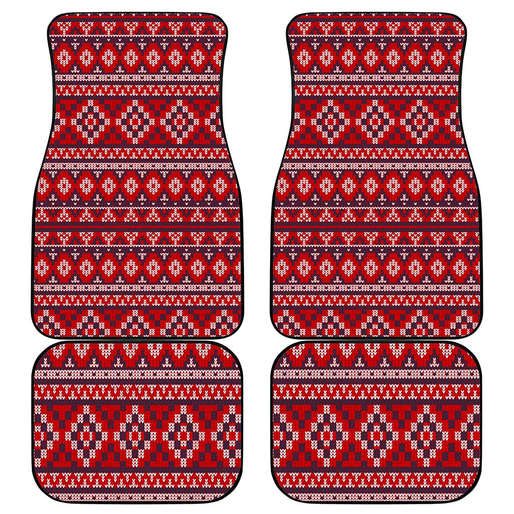Cat Be Kind Christmas Car Mats Xmas Holiday Patterns - Wonder Print Shop