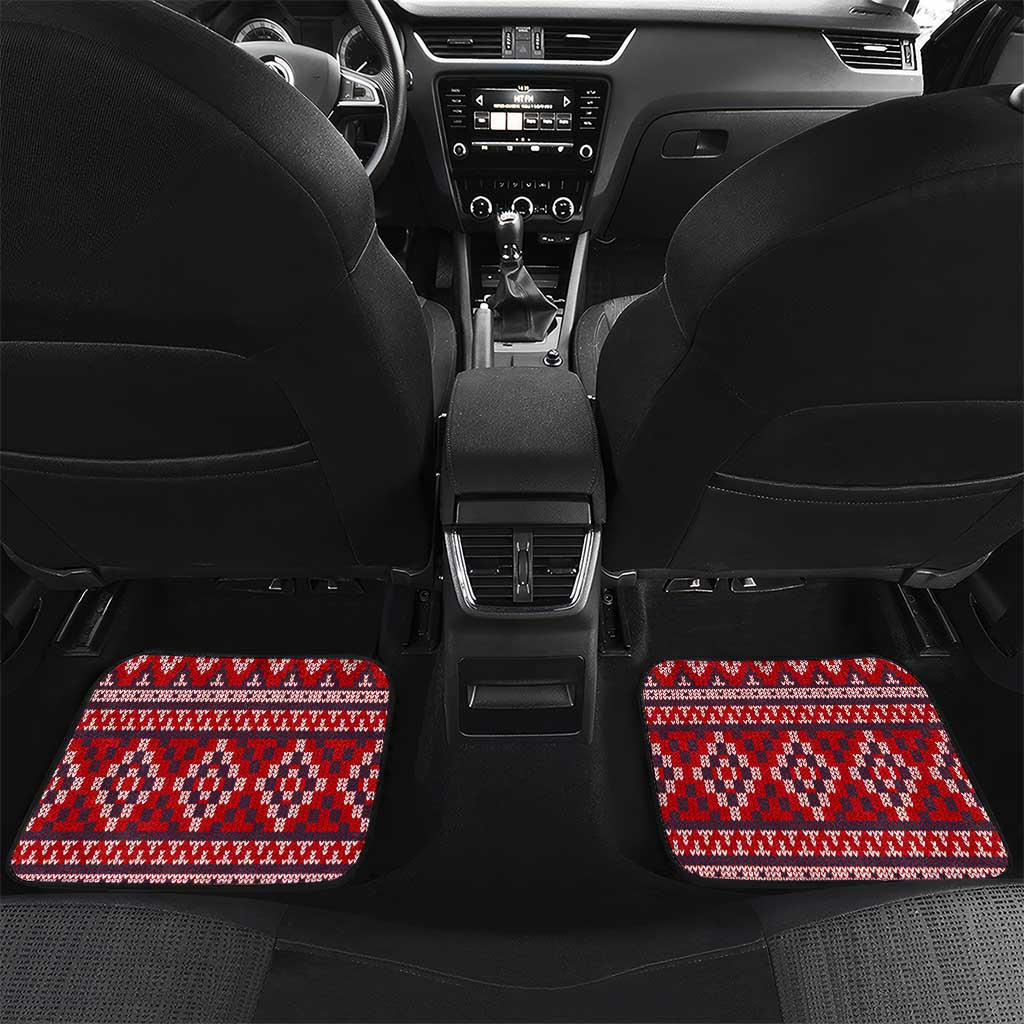 Cat Be Kind Christmas Car Mats Xmas Holiday Patterns - Wonder Print Shop
