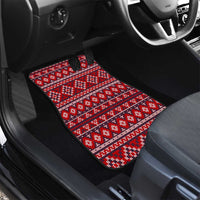 Cat Be Kind Christmas Car Mats Xmas Holiday Patterns - Wonder Print Shop