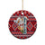 Cat Be Kind Christmas Ceramic Ornament Xmas Holiday Patterns - Wonder Print Shop