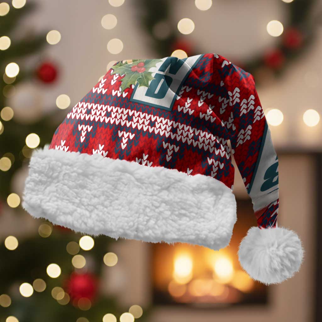 Cat Be Kind Christmas Santa Hat Xmas Holiday Patterns - Wonder Print Shop