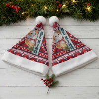 Cat Be Kind Christmas Santa Hat Xmas Holiday Patterns - Wonder Print Shop