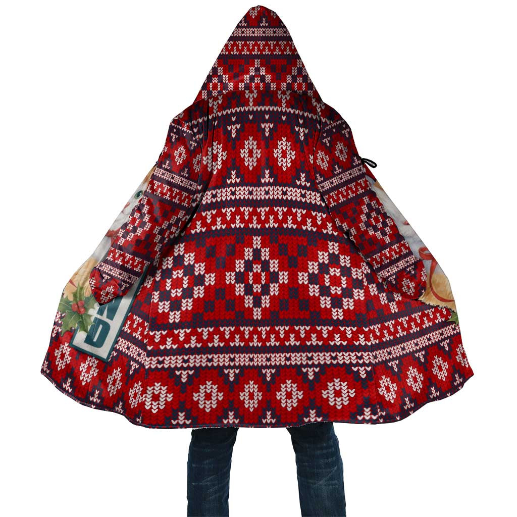 Cat Be Kind Christmas Cloak Xmas Holiday Patterns - Wonder Print Shop