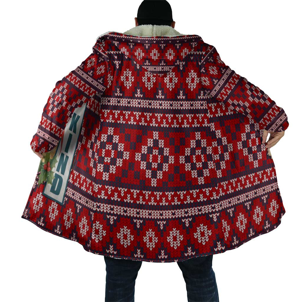 Cat Be Kind Christmas Cloak Xmas Holiday Patterns - Wonder Print Shop