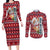 Cat Be Kind Christmas Couples Matching Long Sleeve Bodycon Dress and Long Sleeve Button Shirt Xmas Holiday Patterns - Wonder Print Shop