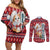 Cat Be Kind Christmas Couples Matching Off Shoulder Short Dress and Long Sleeve Button Shirt Xmas Holiday Patterns - Wonder Print Shop