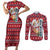 Cat Be Kind Christmas Couples Matching Short Sleeve Bodycon Dress and Long Sleeve Button Shirt Xmas Holiday Patterns - Wonder Print Shop