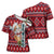Cat Be Kind Christmas Cross Shoulder Shirt Xmas Holiday Patterns - Wonder Print Shop