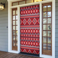Cat Be Kind Christmas Door Cover Xmas Holiday Patterns - Wonder Print Shop