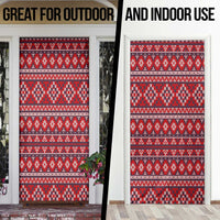 Cat Be Kind Christmas Door Cover Xmas Holiday Patterns - Wonder Print Shop