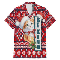 Cat Be Kind Christmas Family Matching Mermaid Dress and Hawaiian Shirt Xmas Holiday Patterns - Wonder Print Shop